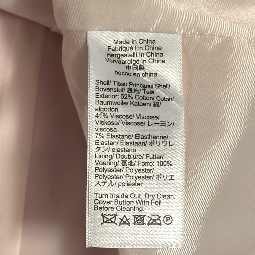 J.Crew Double-breasted blazer jacket in bi-stretch cotton blend BZ880 - Picture 9 of 12